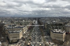 Paris, 凱旋門からの眺め