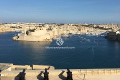 Malta,Upper Barrakka Gardensからの眺め