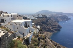 Agios Georgios Churchからフィラを眺める風景 , Santorini