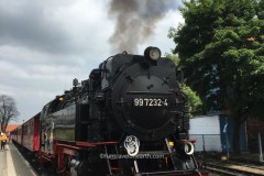 新型蒸気機関車99 7247-2, Harzer Schmalspurbahn, Wernigerode , Germany