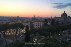A view of Altar of the Fatherland, Roma, Italy