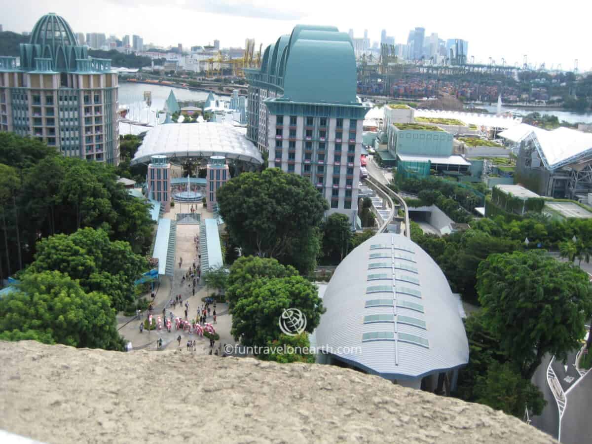 MERLIONから眺めるSENTOSA