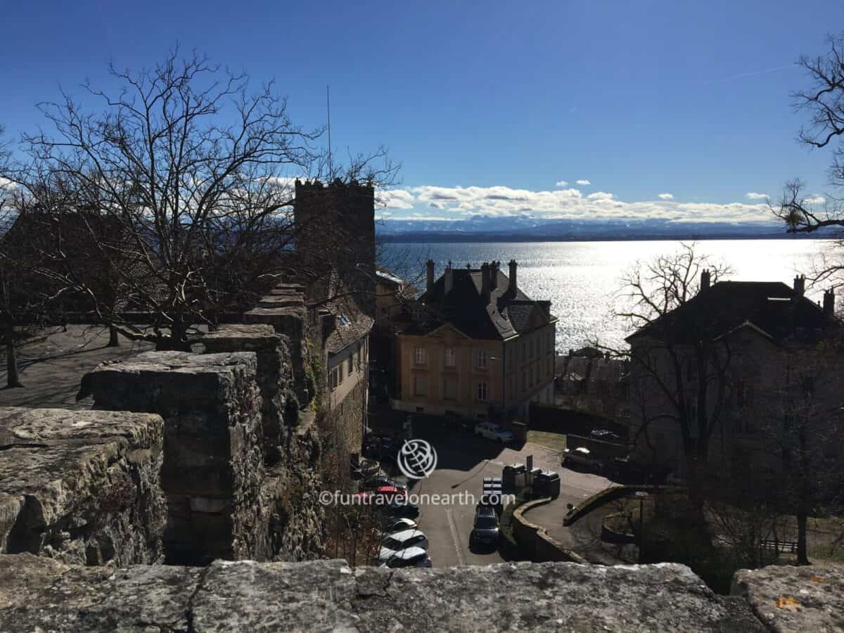 Château de Neuchâtelからの眺め,Neuchâtel