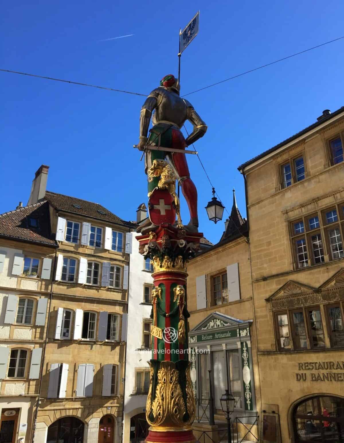 Fontaine du Banneret,Neuchâtel