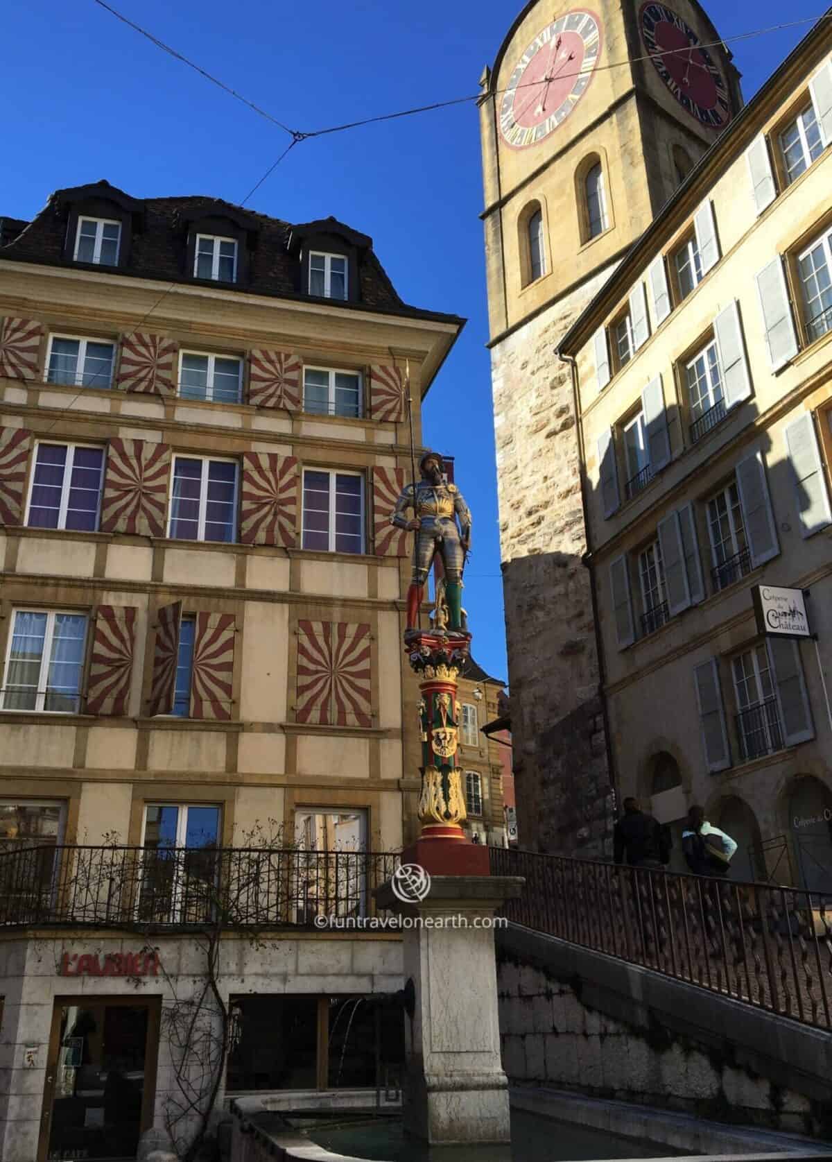 Fontaine du Banneret, Neuchâtel