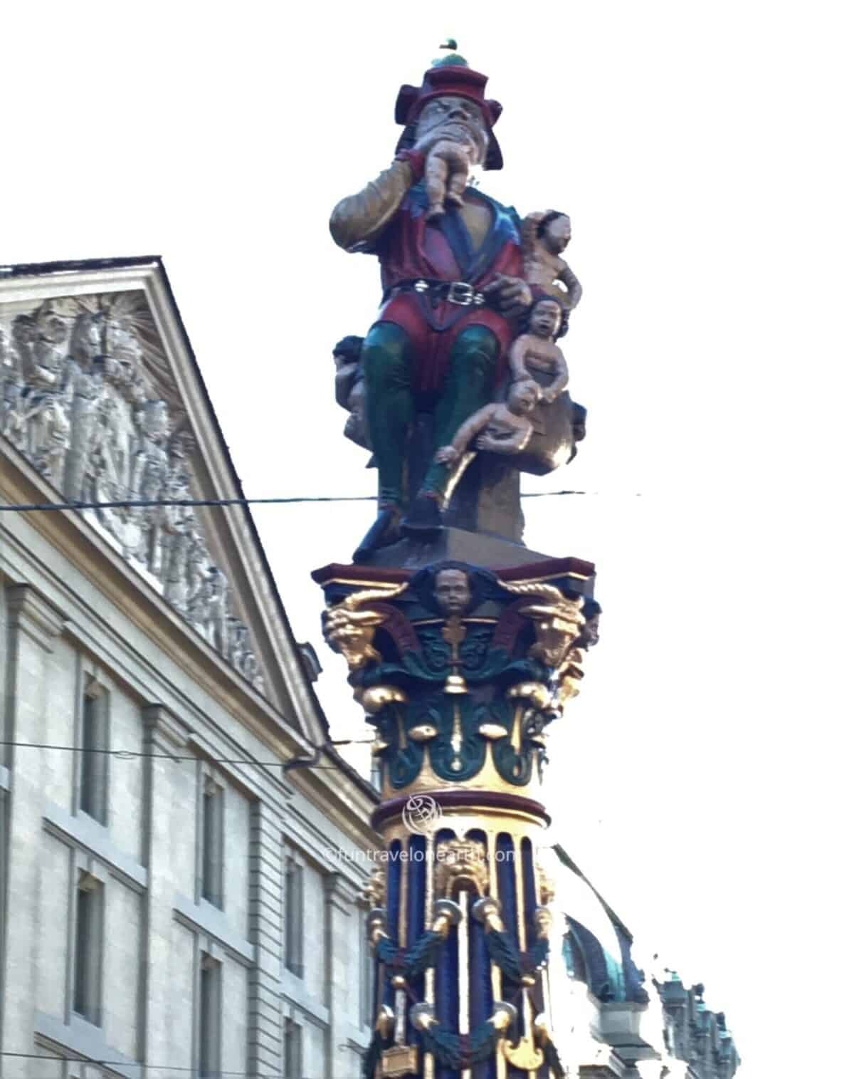 Kindlifresserbrunnen 子喰い鬼の噴水,Bern,Switzerland