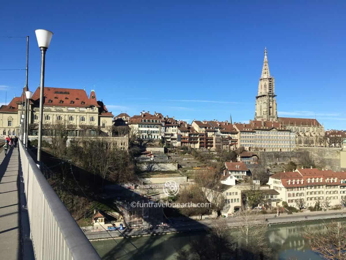 キルヒェンフェルト橋（Kirchenfeldbrücke）からの眺め,Bern,Switzerland