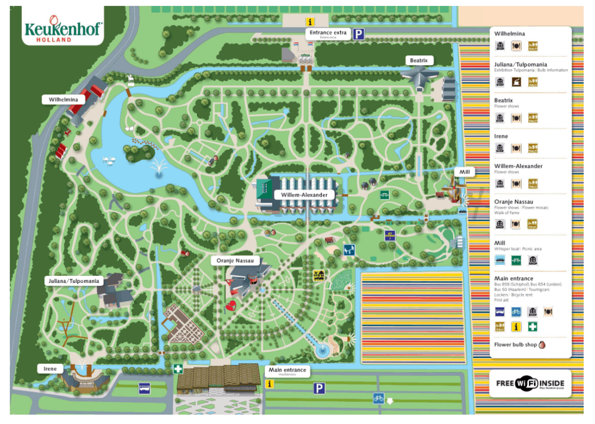 keukenhof-holland-map