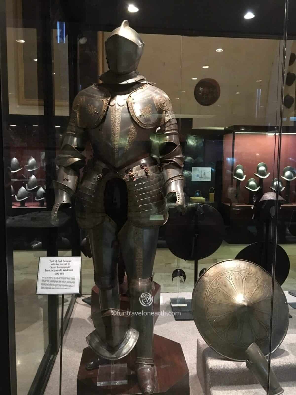 Grand Commander Jean Jacques de Verdelain が着用した甲冑,Palace Armoury,Malta