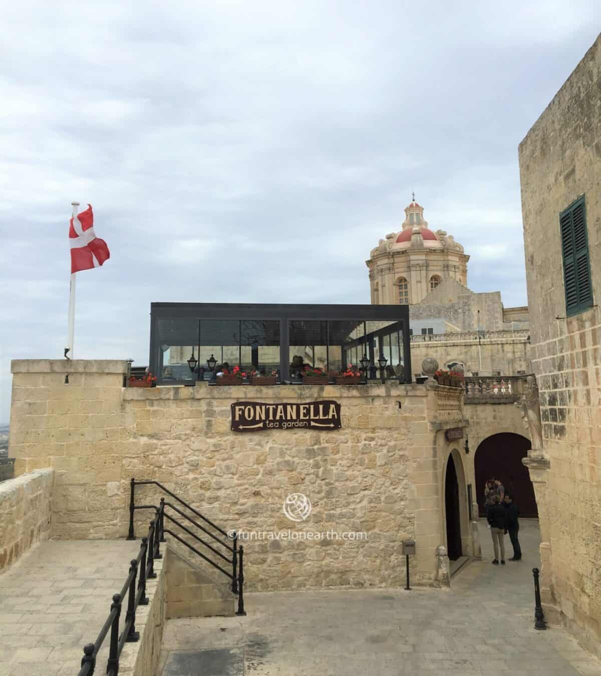 Republic of Malta,L-Imdina, Fontanella Tea Garden