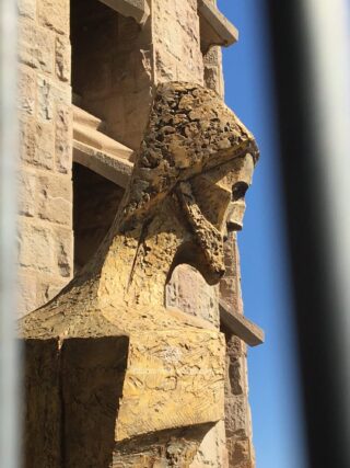 The Passion towers, Bas&iacute;lica de la Sagrada Fam&iacute;lia, Barcelona, Spain