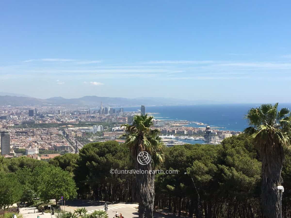 Montjuïc Castleからの眺め,Barcelona