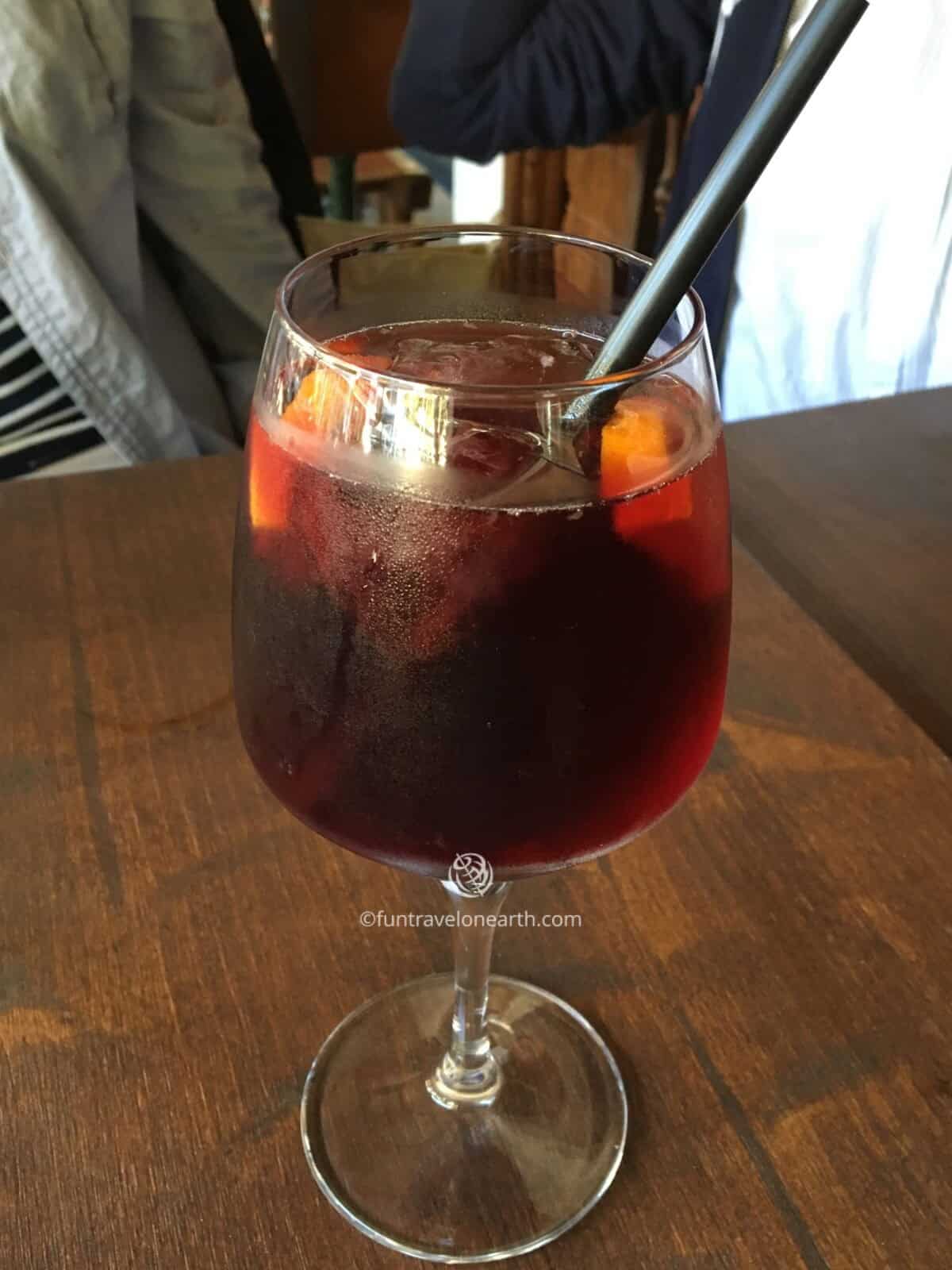 sangría, Restaurante Señor Tapas, Peguera, Spain