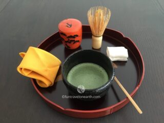 A set of matcha tea ceremony equipment given to me by my grandmother.