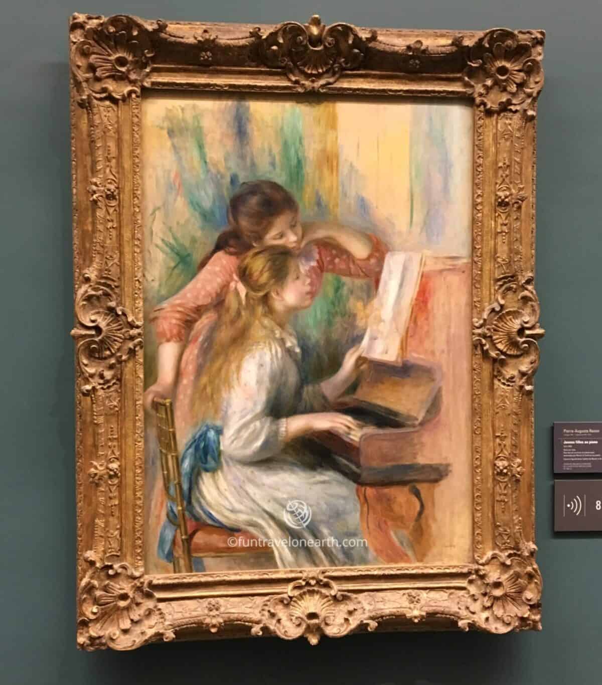 Jeunes filles au piano,Pierre-Auguste Renoir,MUSÉE DE L'ORANGERIE