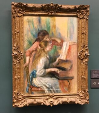 "Jeunes filles au piano", Auguste Renoir, Mus&eacute;e de l'Orangerie, Paris