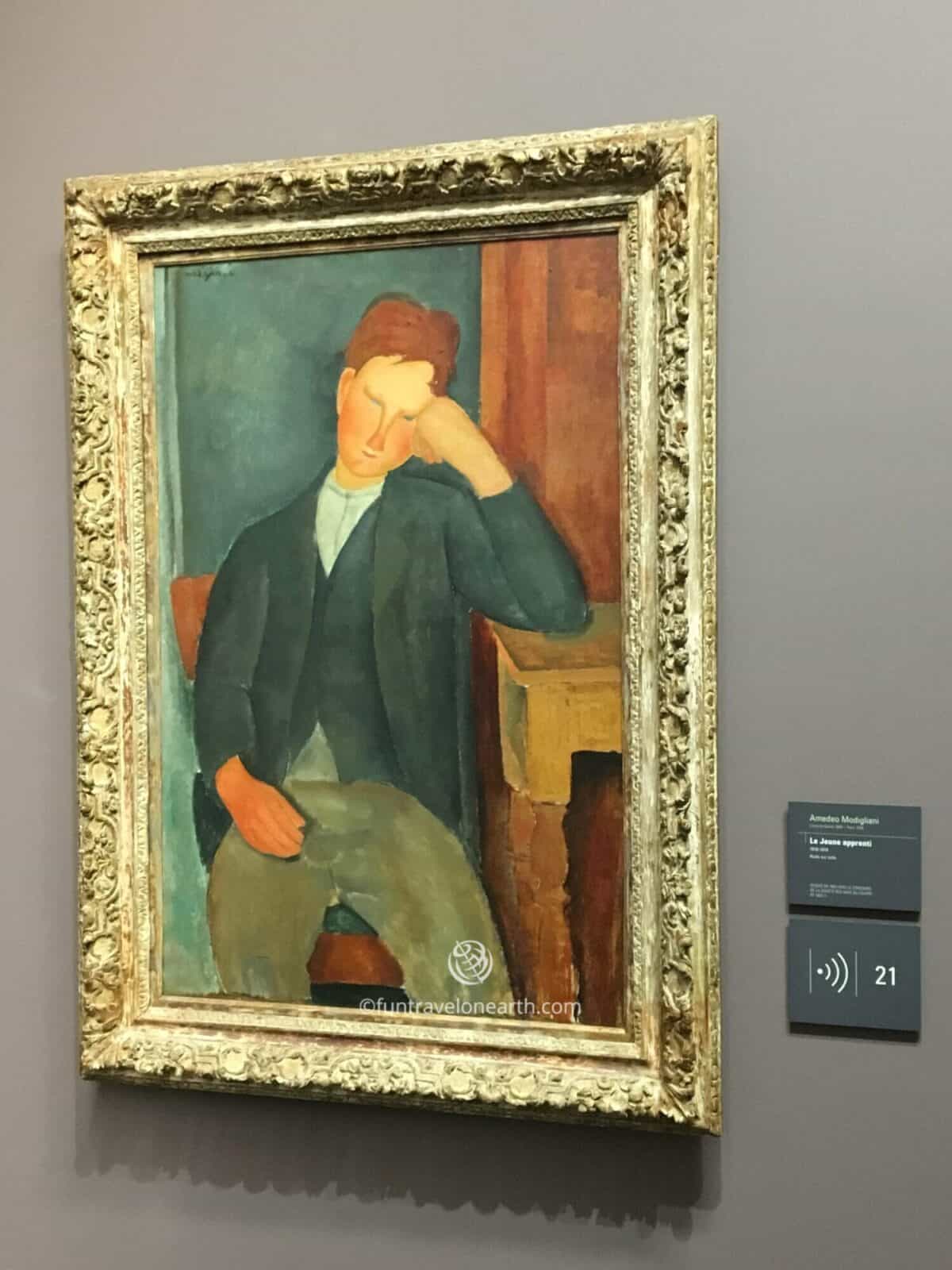 The Young Apprentice,Amedeo Modigliani,MUSÉE DE L'ORANGERIE