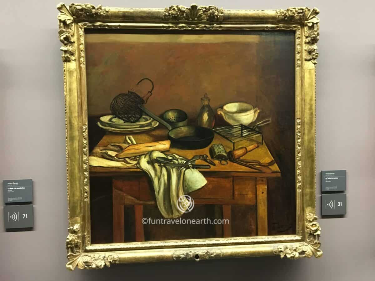 Kitchen Table, André Derain,MUSÉE DE L'ORANGERIE