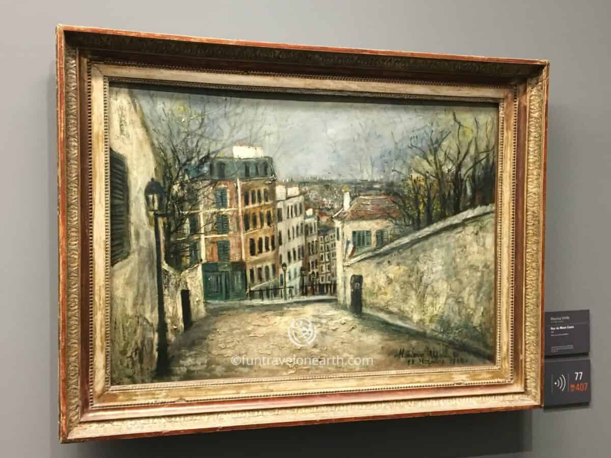 Rue du Mont-Cenis,Maurice Utrillo,MUSÉE DE L'ORANGERIE