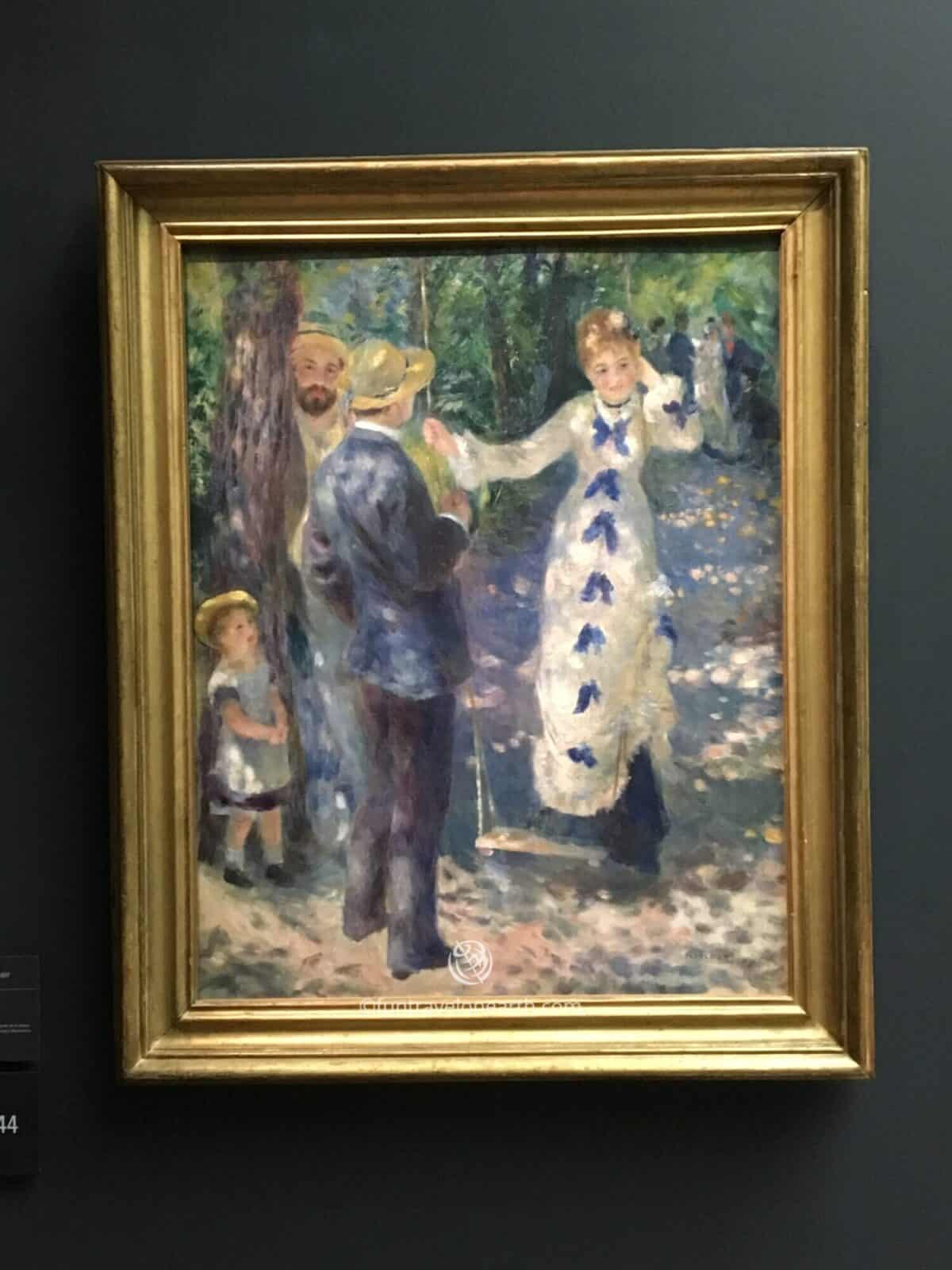 La Balançoire,Pierre-Auguste Renoir,Musée d'Orsay