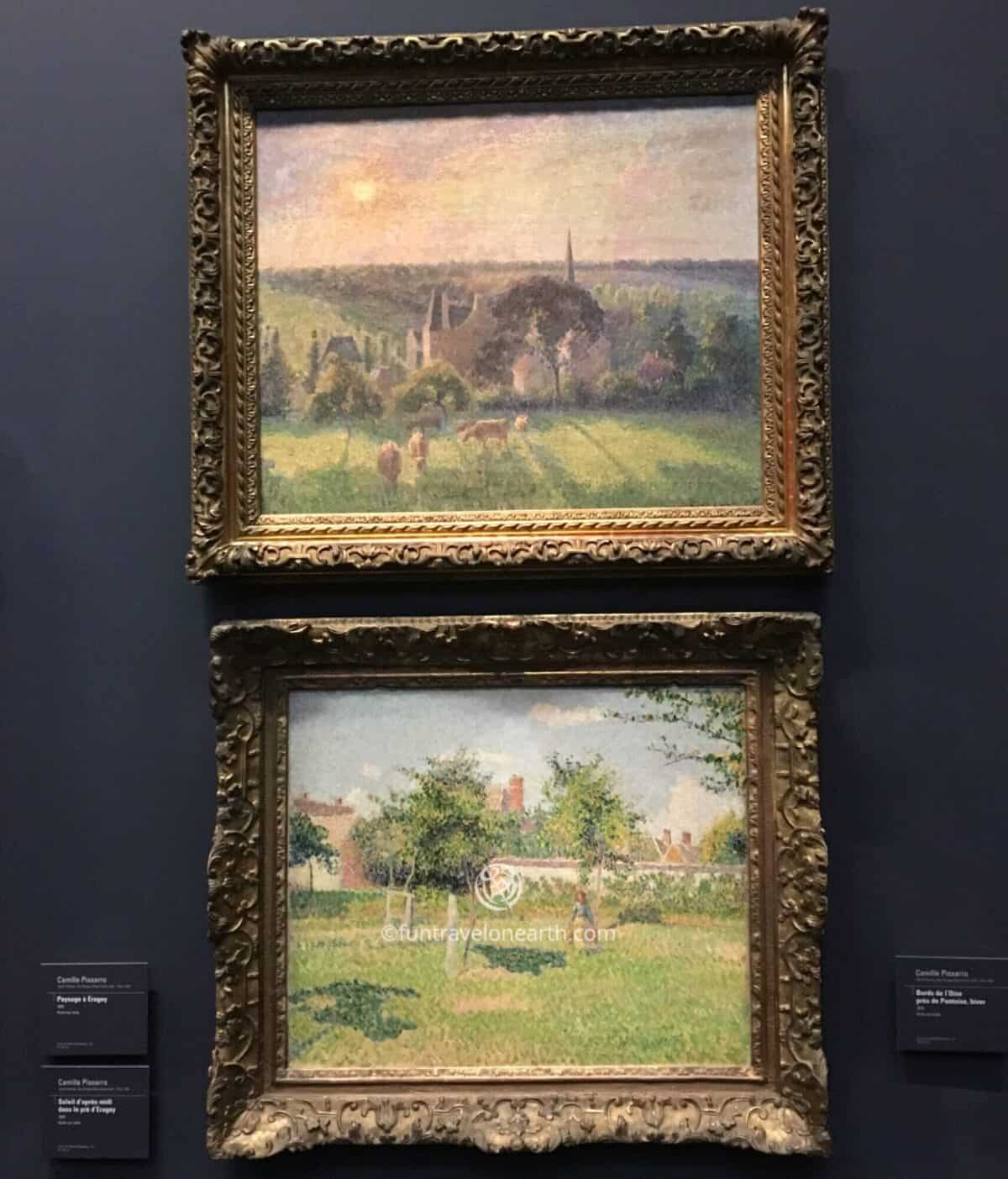 Paysage à Eragny,Camille Pissarro,Musée d'Orsay
