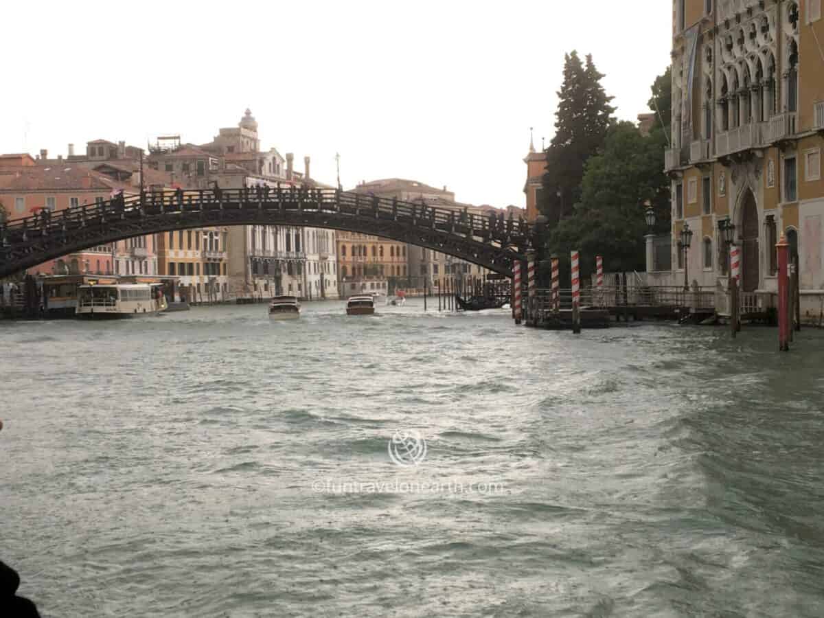 Ponte dell'Accademia , VAPORETTO,Venice