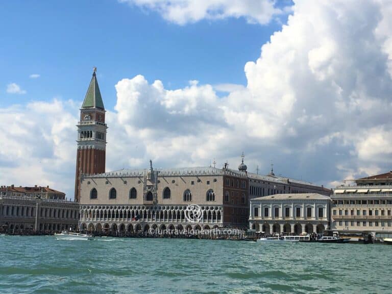 Doge's Palace, WATER TAXI, Venice, Italy