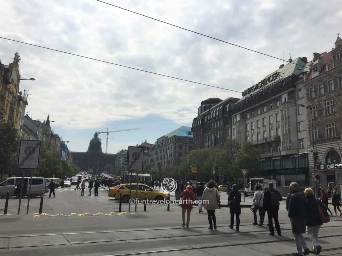 Wenceslas Square , Prague