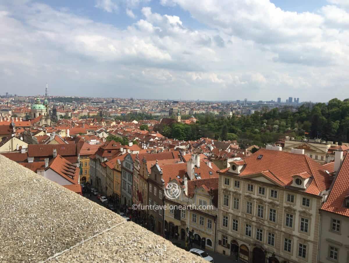 The prospect of Hradcany Square,Prague