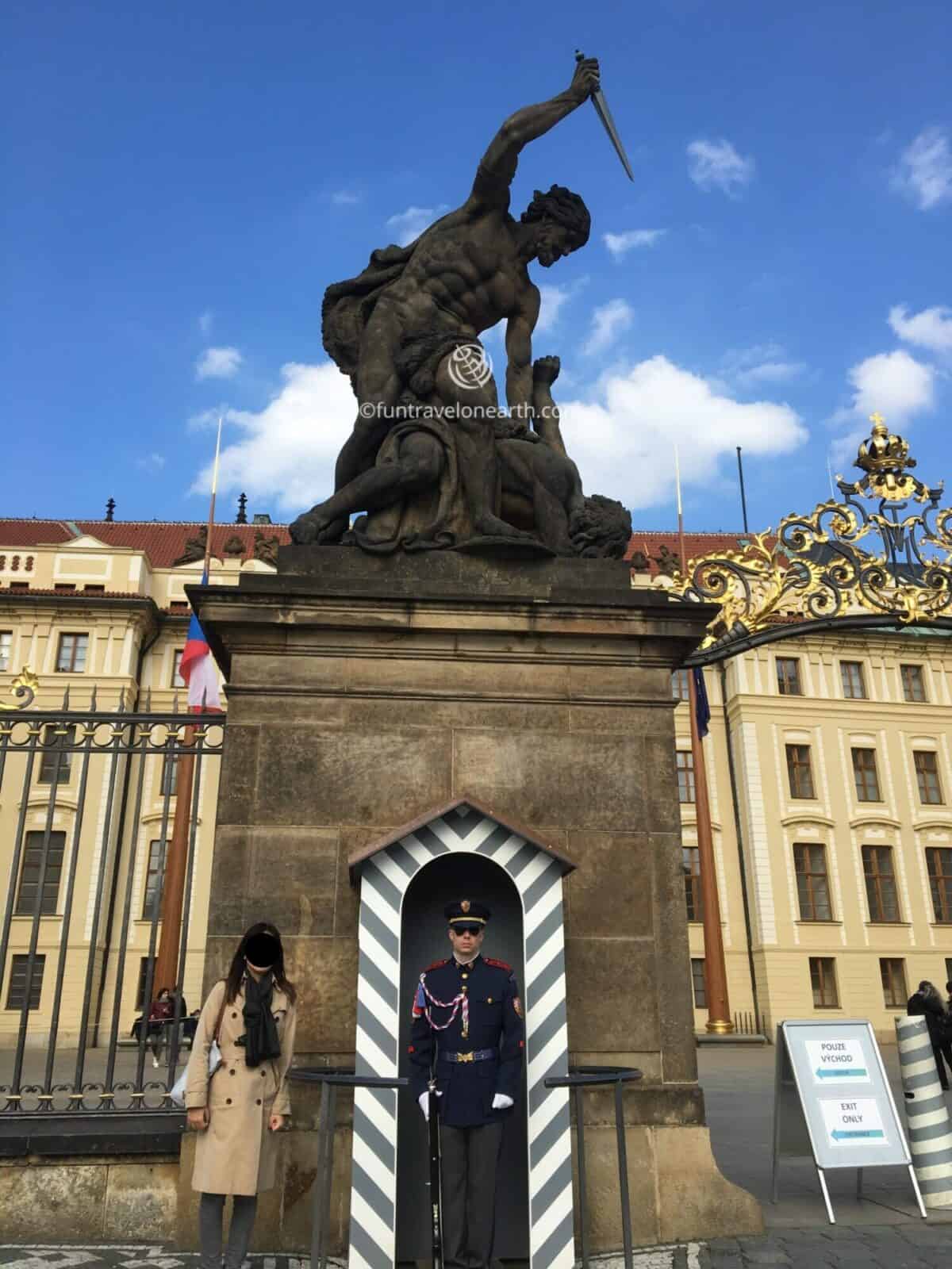 Wrestling Titans,New Royal Palace,Prague Castle,Prague