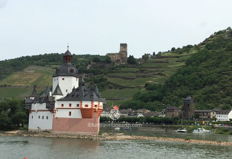 Pfalzgrafenstein Castle, KD Ferry, Rhine river cruise, Germany