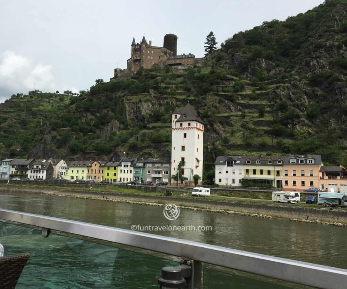 Katz Castle,KD Ferry,Rhine River,Germany