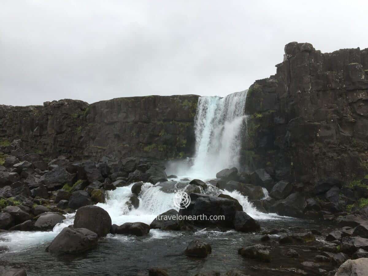 Öxararfoss,Thingvellir National Park ,シンクヴェトリル国立公園 , Iceland