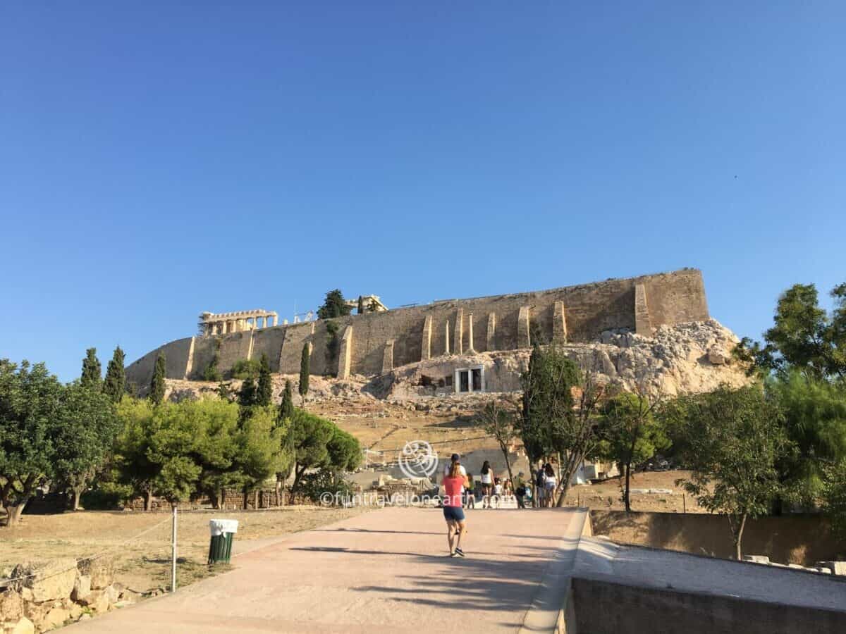 south slope of the Acropolis , Athens