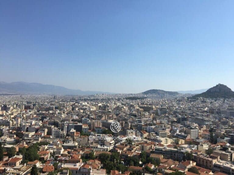 View from the Acropolis of Athens, Athens, Greece