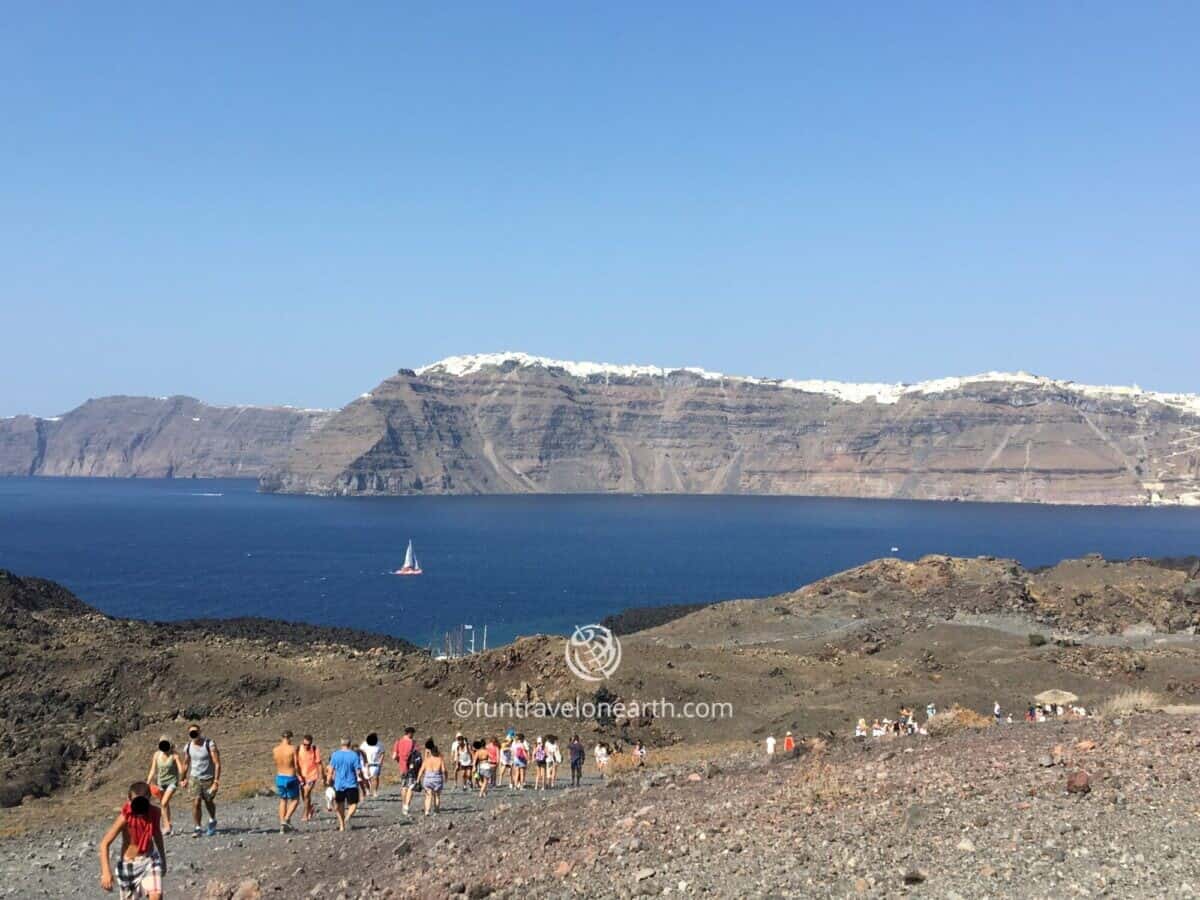 Nea Kameni Volcanic Park,Fira(フィラ) , SUN SET OIA SAILING CRUISES,Santorini