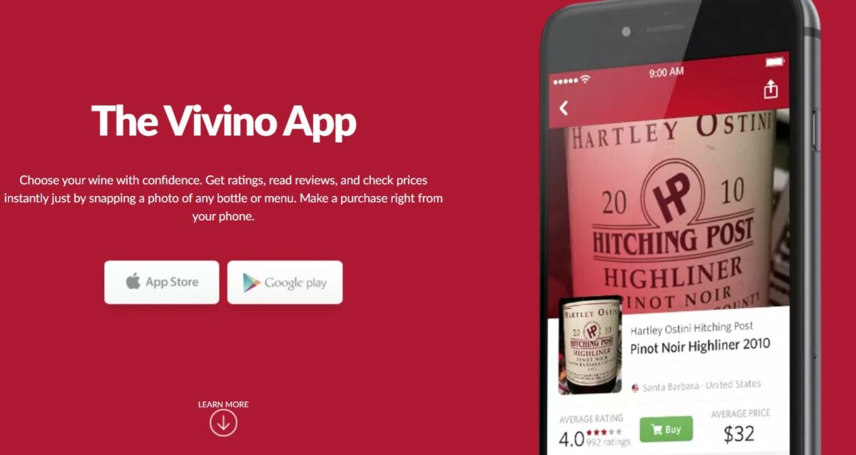 the vivino app