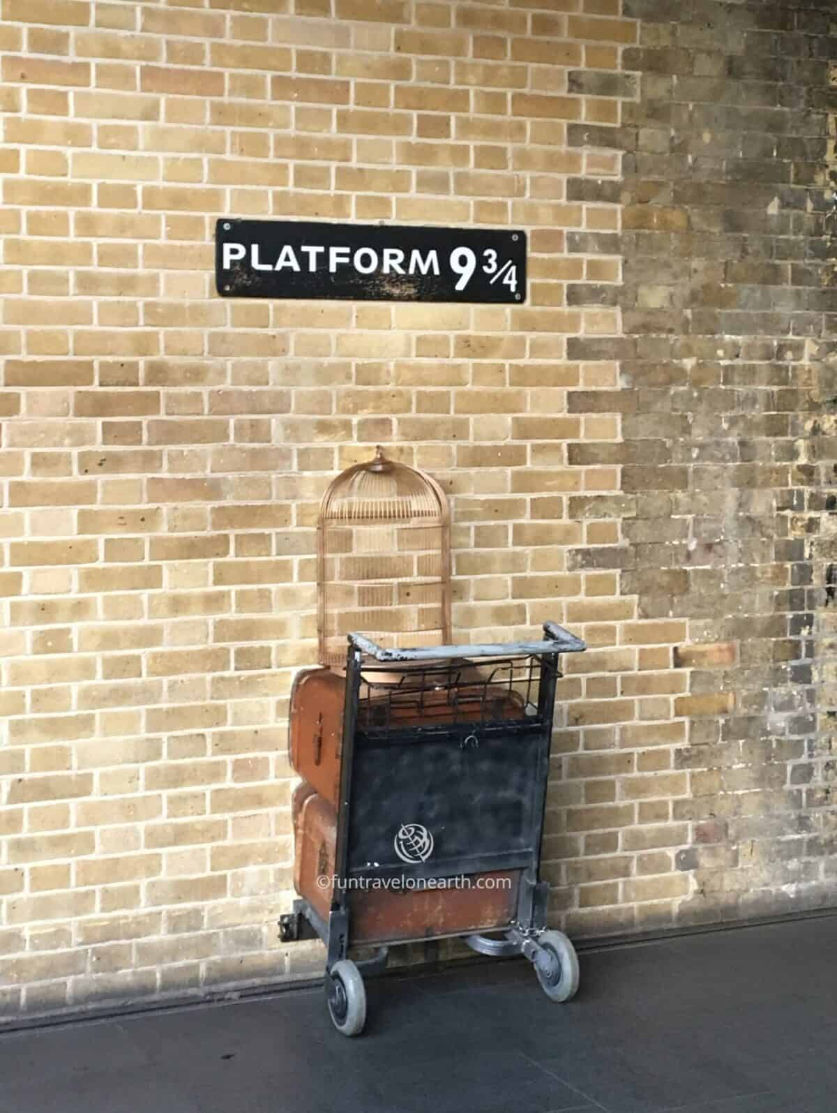 Trolley , The Harry Potter Shop at Platform 9 3/4 , Kings Cross, London