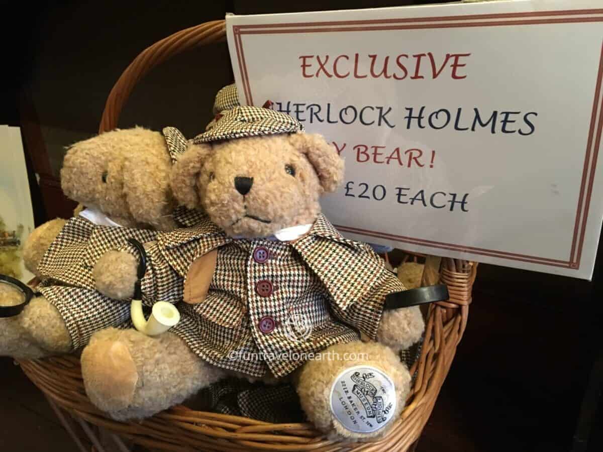 Sherlock Holmes Bear, Souvenir shop , The Sherlock Holmes Museum , London