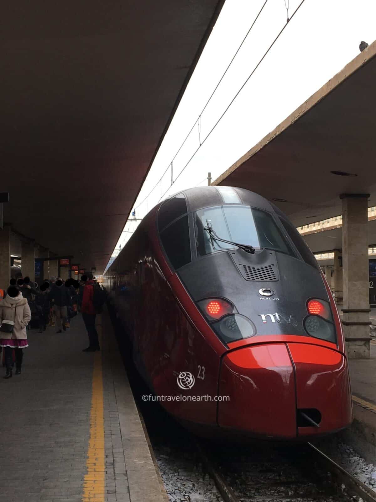 ETR675, NTV（Nuovo Trasporto Viaggiatori）,Taking the train from Florence to Venice