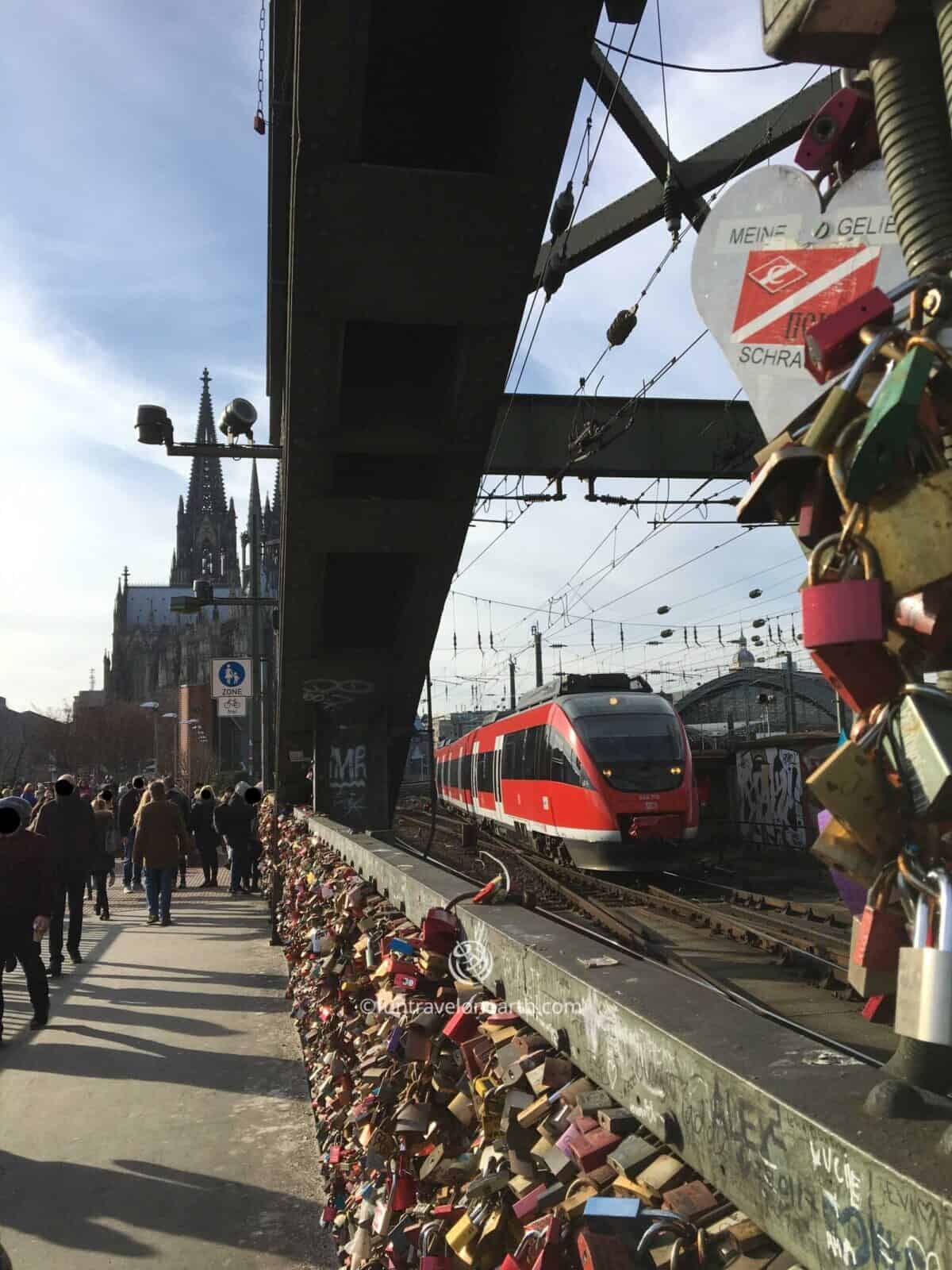 Hohenzollernbrücke, Cologne, Germany