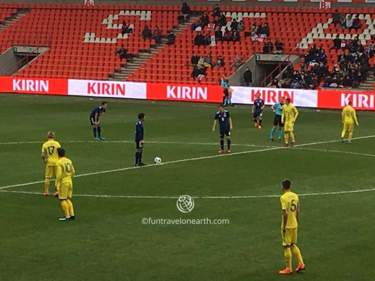 キリンチャレンジカップ２０１８, Stade Maurice Dufrasne, Liege, Belgium