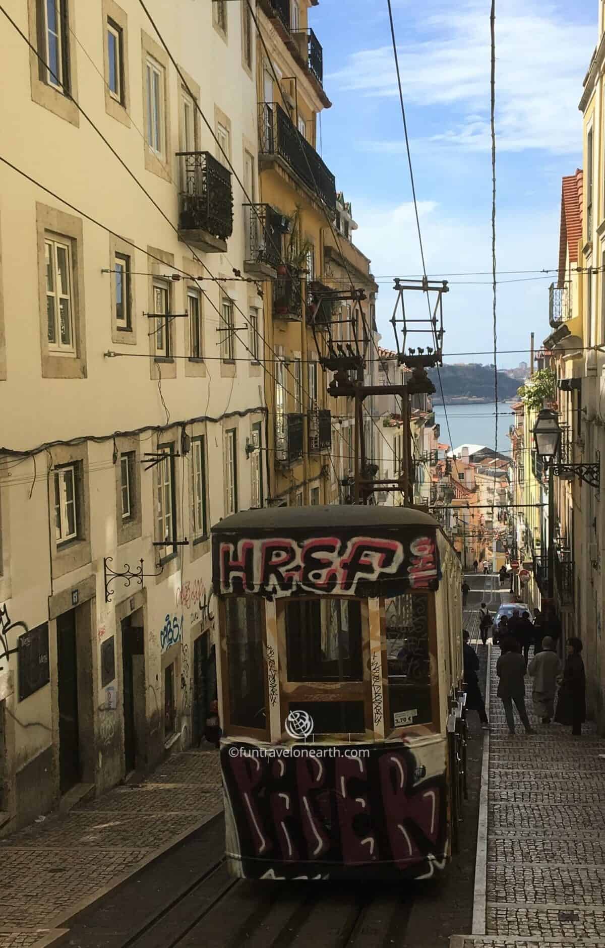 Elevador da Bica ,Lisboa, Portugal