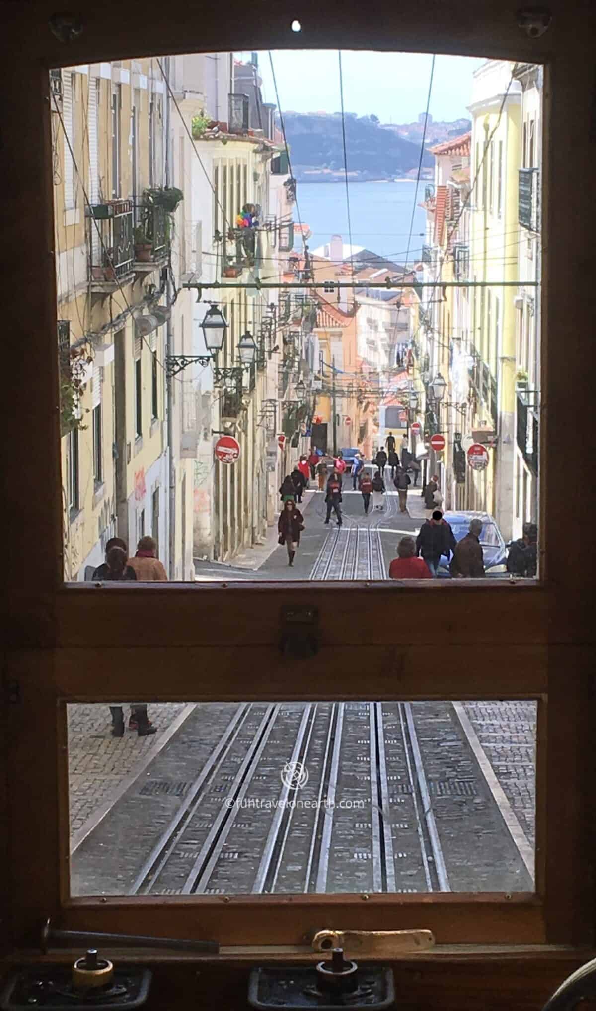 Elevador da Bica ,Lisboa, Portugal