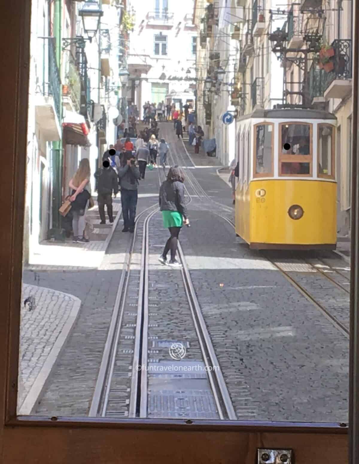 Elevador da Bica ,Lisboa, Portugal