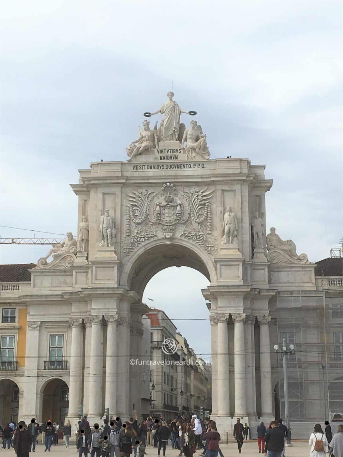 Arco da Rua Augusta, Lisboa, Portugal