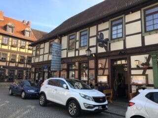 L&ouml;wenbr&auml;u am Kohlmarkt, Wernigerode, Germany