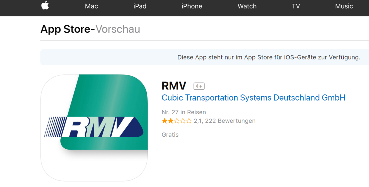 RMV app