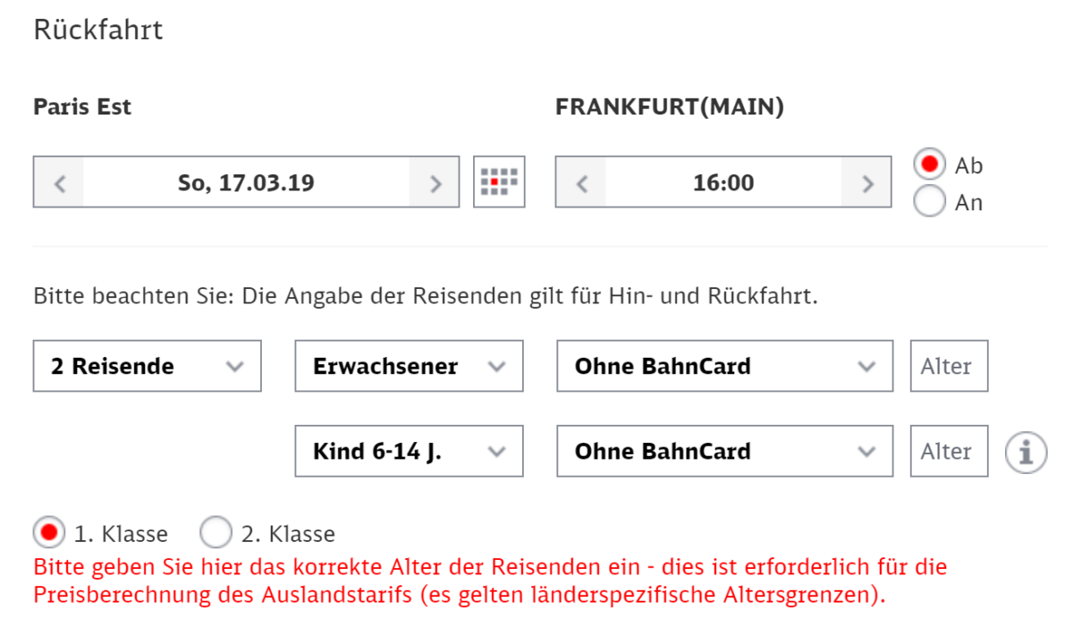 Deutsche Bahn（ドイツ鉄道）のオンライン予約・購入の方法