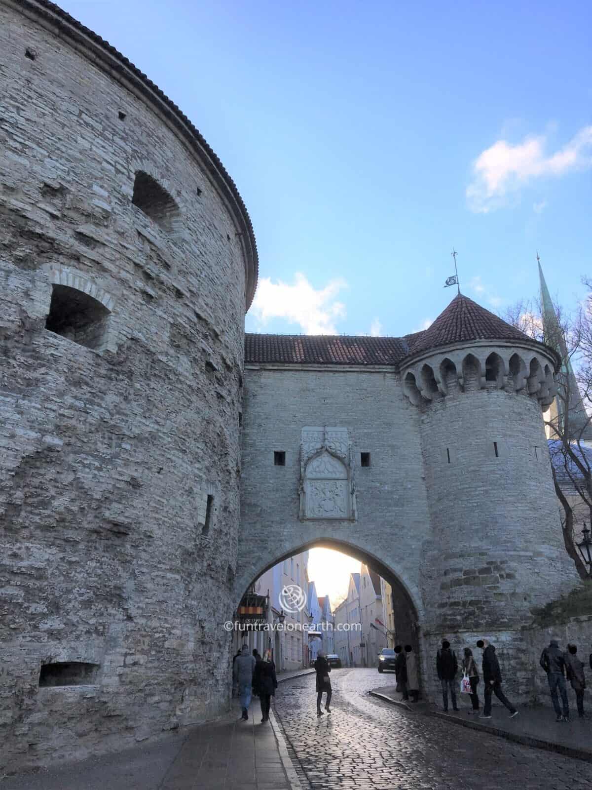 Great Coastal Gate and Fat Margaret tower,Tallinn,Estonia